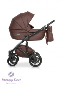 Naturo ECCO 2w1 RIKO kolor Chocolate wózek dziecięcy staranie zaprojektowany