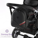 Sport 3w1 Junama 03 Black wózek dziecięcy z tapicerką eko-skóry