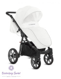 Mommy Glossy Space Grey White 3w1 BabyActive nowoczesny wózek dziecięcy