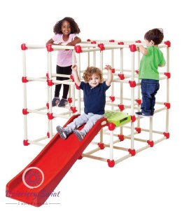 Drabinka dla dzieci Climb n' Slide Cube ze schodami i ślizgiem