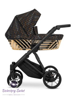 Ivento Glam 2w1 Black Style Black Kunert wózek dziecięcy o nowoczesnym design