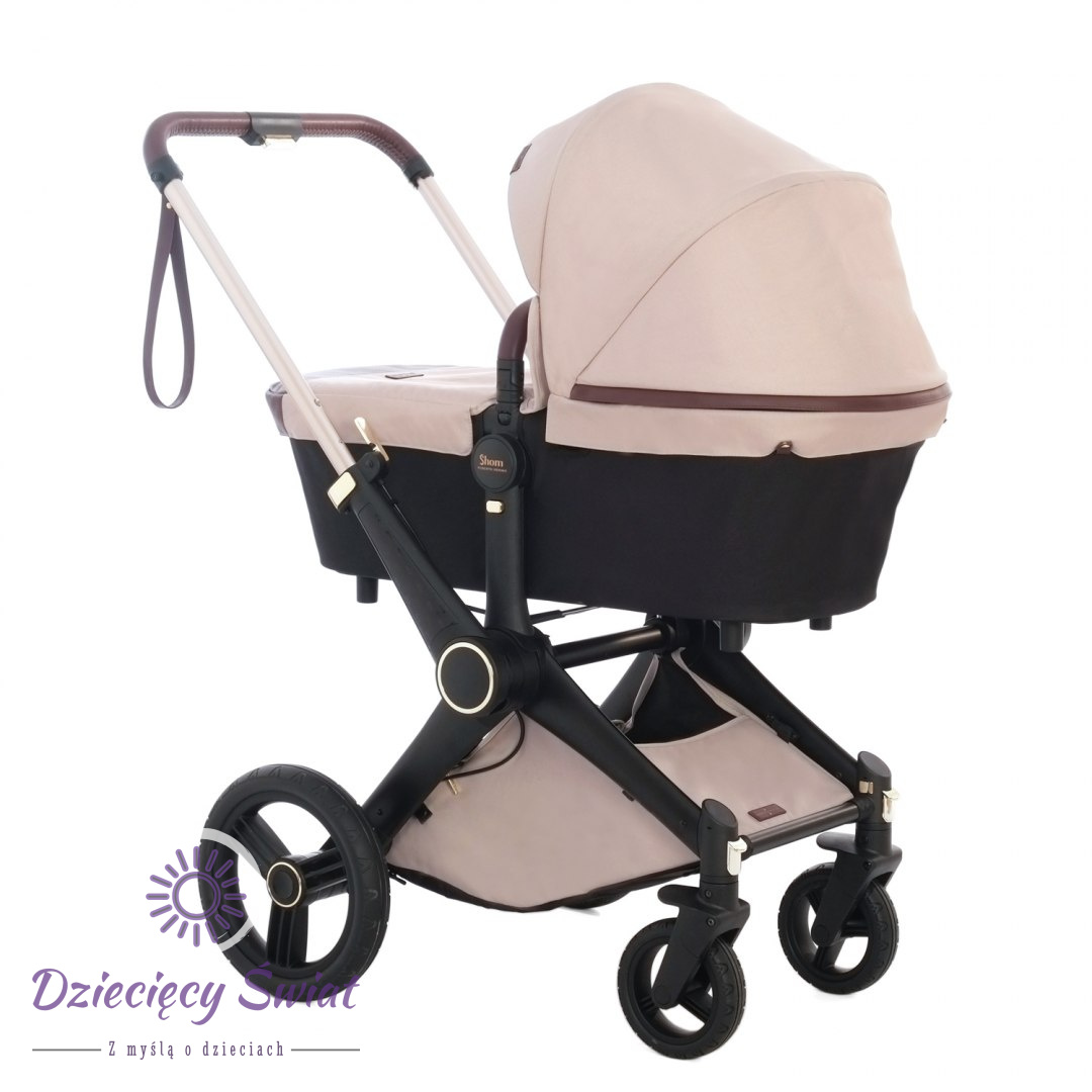 Wózek dziecięcy 2w1 Shom Elegance Kamienny piasek Wózek dziecięcy 2w1 Shom Elegance Kamienny piasek