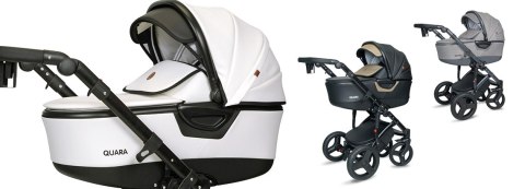 Wózek dziecięcy Quara 2w1 Coto Baby 47 Len Grey Graphite Eco Wózek dziecięcy Quara 2w1 Coto Baby 47 Len Grey Graphite Eco