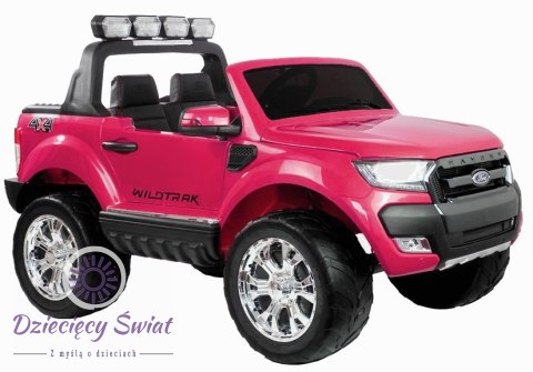 Auto na akumulator Ford Ranger Różowy lakier 4x4