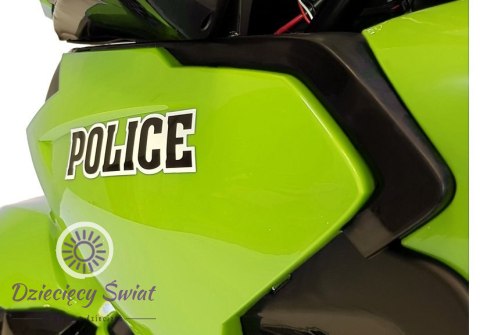 Motor na Akumulator Policja HZB118 Zielony