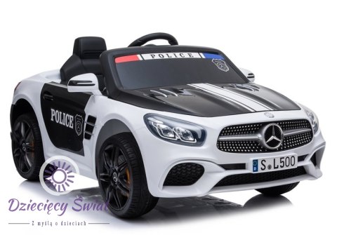 Samochódna Akumulator Mercedes SL500 Policja Biały