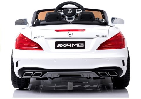 Samochódna Akumulator Mercedes SL65 LCD Biały