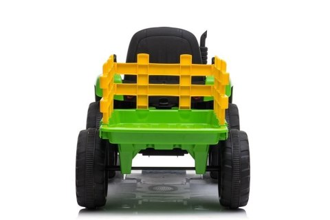 Traktor na Akumulator z Przyczepą XMX611 Zielony