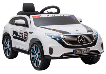 Auto na Akumulator Mercedes EQC 400 Policja Biały