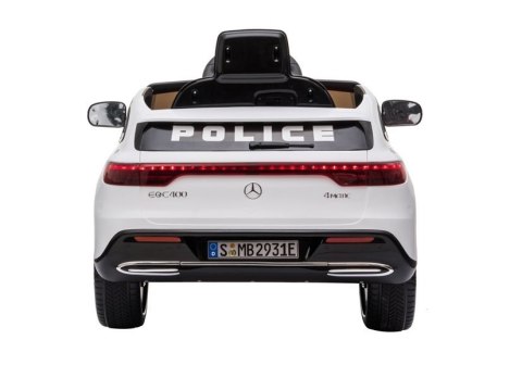 Auto na Akumulator Mercedes EQC 400 Policja Biały