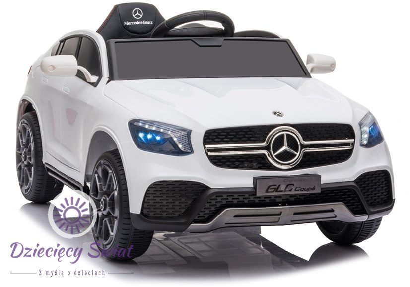 Auto na Akumulator Mercedes GLC Coupe Biały Auto na Akumulator Mercedes GLC Coupe Biały