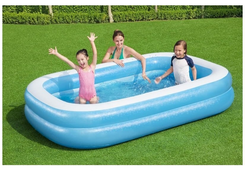 Basen dmuchany rodzinny 262 x 175 x 51 cm Bestway 54006 Basen dmuchany rodzinny 262 x 175 x 51 cm Bestway 54006