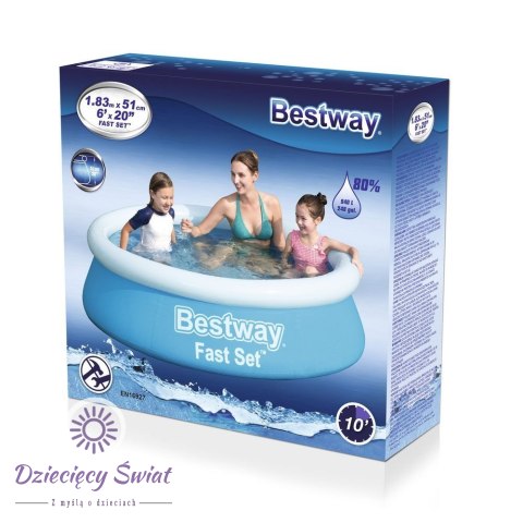 Basen ogrodowy rozporowy 183 x 51 cm Bestway 57392