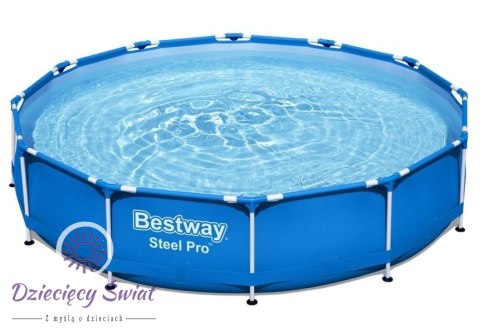 Basen ogrodowy stelażowy 366 x 76 cm zestaw Bestway 56681