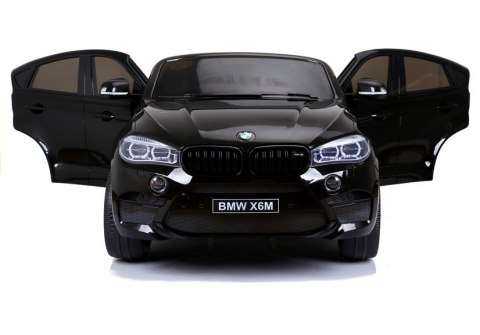 Auto Na Akumulator BMW X6M Czarne Dwuosobowy Fotel