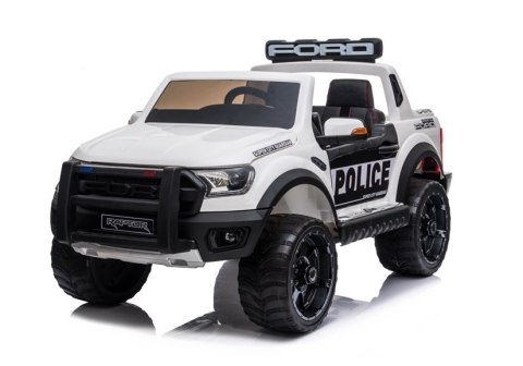 Auto na Akumulator Ford Ranger Raptor Police DK-F150RP Biały Lakier