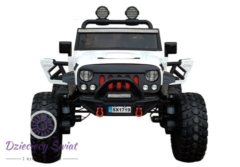 Auto na Akumulator Jeep SX1719 Biały 4x4