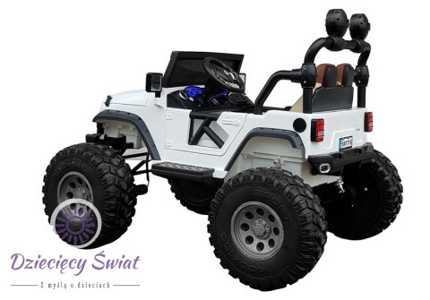 Auto na Akumulator Jeep SX1719 Biały 4x4