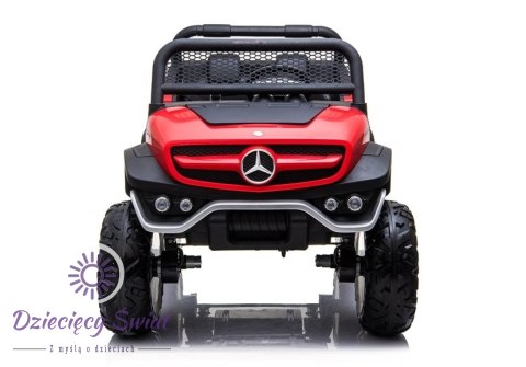 Auto na Akumulator Mercedes Unimog Czerwony