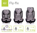 FLY-FIX 9-36 kg 4baby Grey fotelik samochodowy