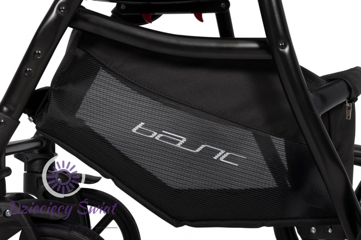 Basic Plus 2w1 Riko Antharcite popularny wózek dziecięcy