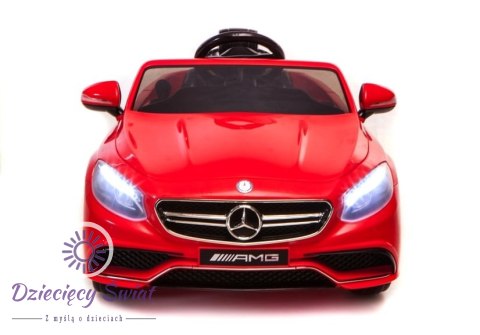 Auto Na Akumulator Mercedes S63 AMG Czerwony