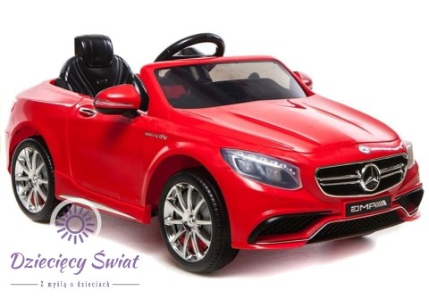 Auto Na Akumulator Mercedes S63 AMG Czerwony