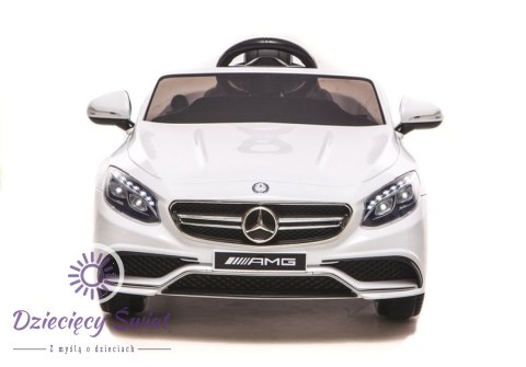 Auto na akumulator Mercedes S63 AMG Biały