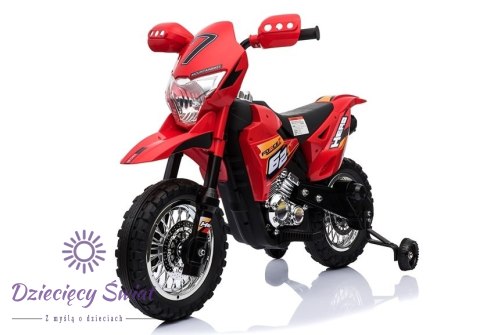 Motocykl na Akumulator Cross BDM0912 Czerwony