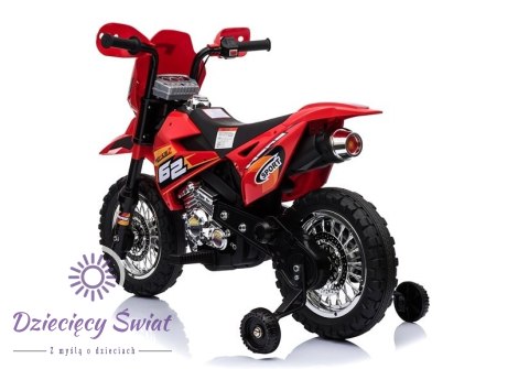 Motocykl na Akumulator Cross BDM0912 Czerwony