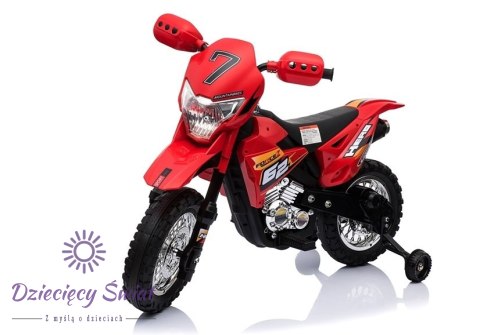 Motocykl na Akumulator Cross BDM0912 Czerwony