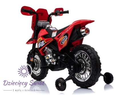 Motocykl na Akumulator Cross BDM0912 Czerwony