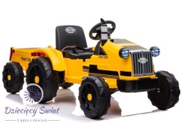 Traktor na Akumulator z Przyczepą CH9959 Żółty