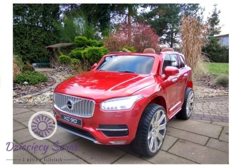 Auto Na Akumulator VOLVO XC90 Czerwone Lakierowane