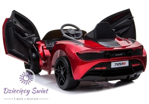 Auto na Akumulator McLaren 720S Czerwony Lakier