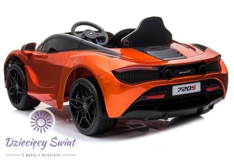 Auto na Akumulator McLaren 720S Pomarańczowy Lakier