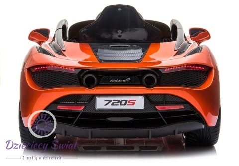 Auto na Akumulator McLaren 720S Pomarańczowy Lakier