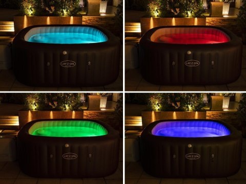 Dmuchane SPA Jacuzzi z Masażem 201 x 80 cm 7osobowe Bestway 60033