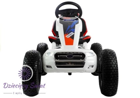 Gokart na Akumulator DK-G01 Biały