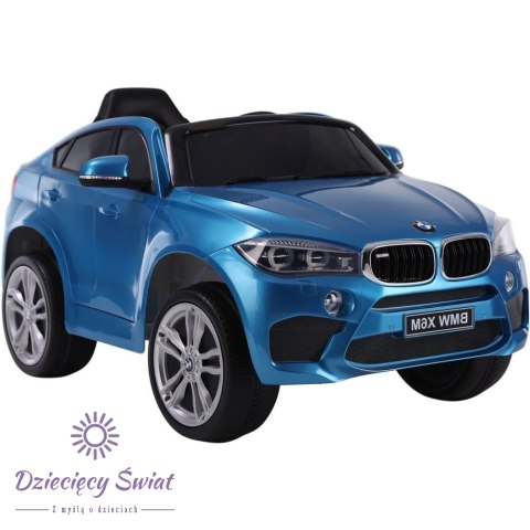 Auto na Akumulator BMW X6 Niebieskie Lakierowane