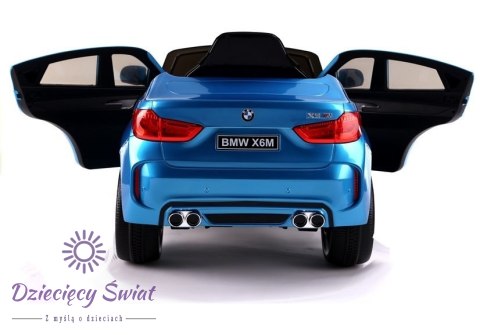 Auto na Akumulator BMW X6 Niebieskie Lakierowane