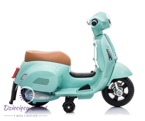 Jeździk akumulatorowy Scooter Vespa turkusowy