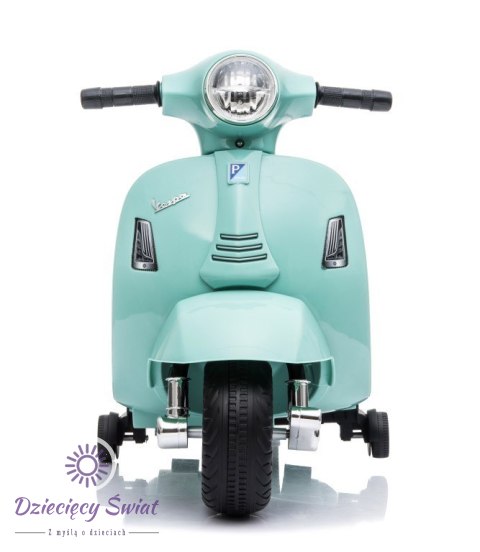 Jeździk akumulatorowy Scooter Vespa turkusowy