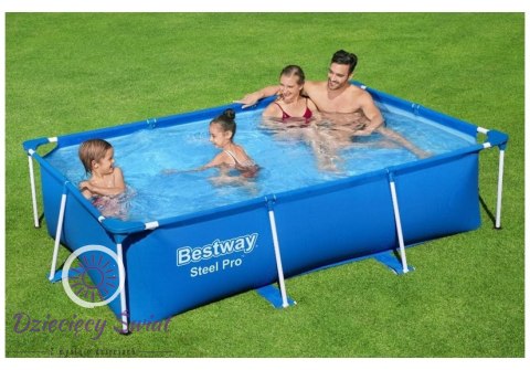 Basen Ogrodowy Stelażowy 259 x 170 x 61cm Bestway 56403