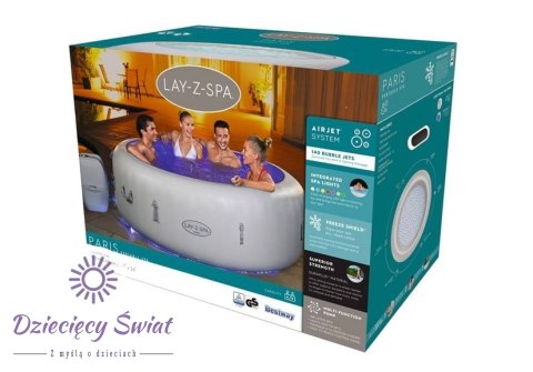 Dmuchane Spa Jacuzzi z Masażem i Podgrzewaczem 6 Osobowe Bestway 60013