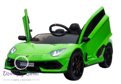 Auto na Akumulator Lamborghini Aventador Zielony