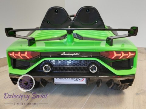 Auto na Akumulator Lamborghini Aventador Zielony