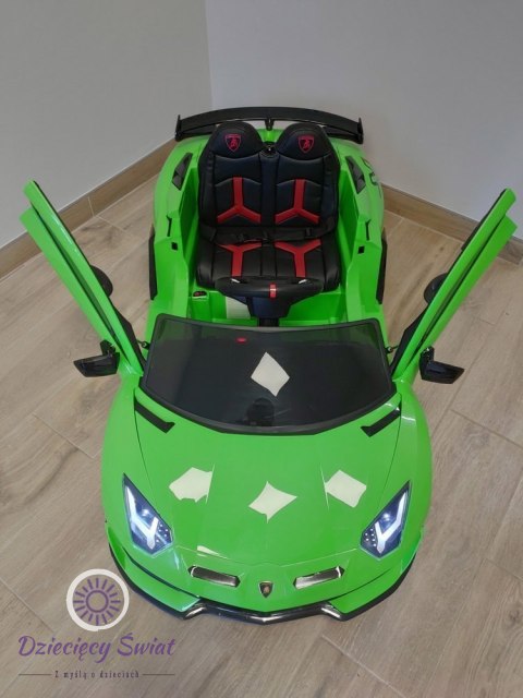 Auto na Akumulator Lamborghini Aventador Zielony