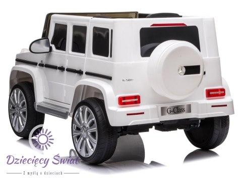 Samochód na akumulator Mercedes G500 biały