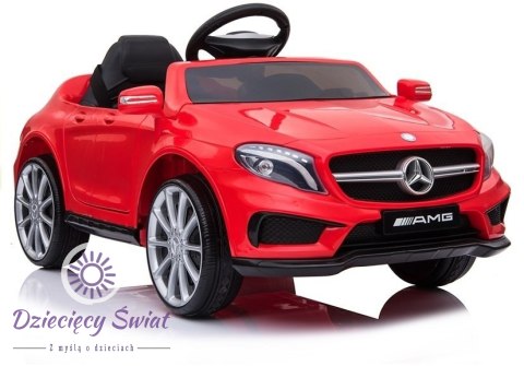 Samochódna Akumulator Mercedes GLA45 Czerwony